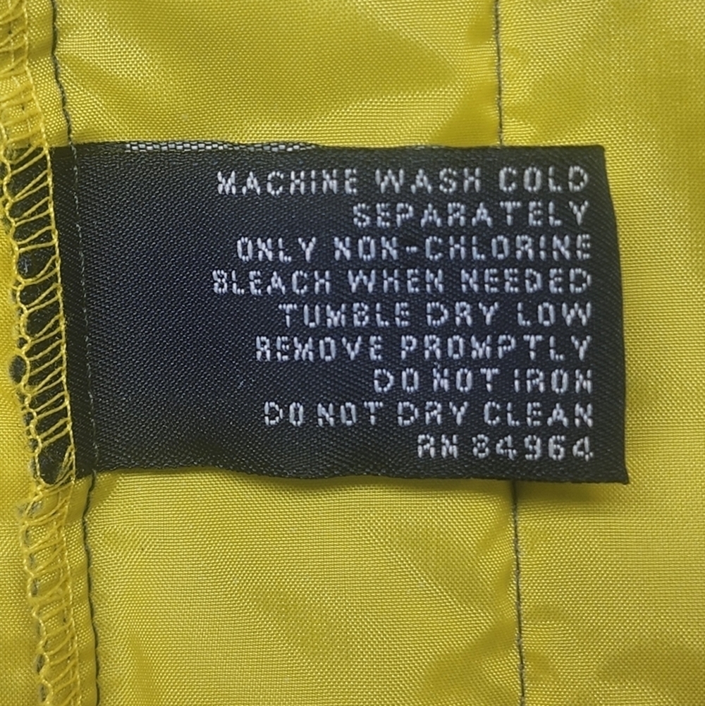 Structure Men's Gray Quilted Yellow Lined Vest XL - Picture 6 of 11